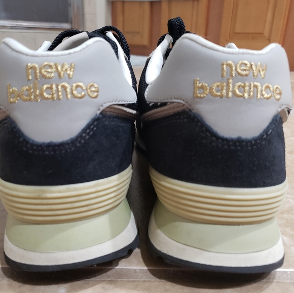 New Balance ML574GYF 574 RETRO BLACK GREY PREMIUM - Picture 2 of 5